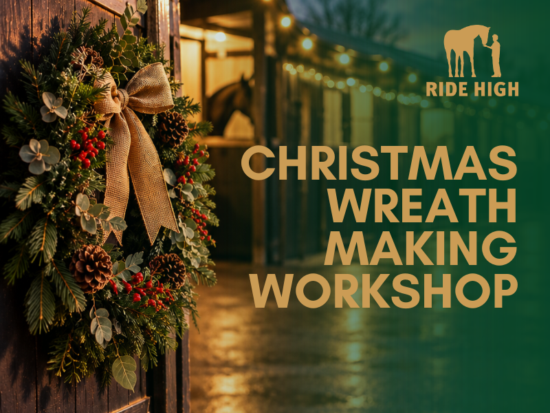Ride High Christmas Wreath Making